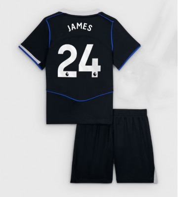 Chelsea Reece James #24 Tredje trøje Børn 2025-26 Kort ærmer (+ korte bukser)